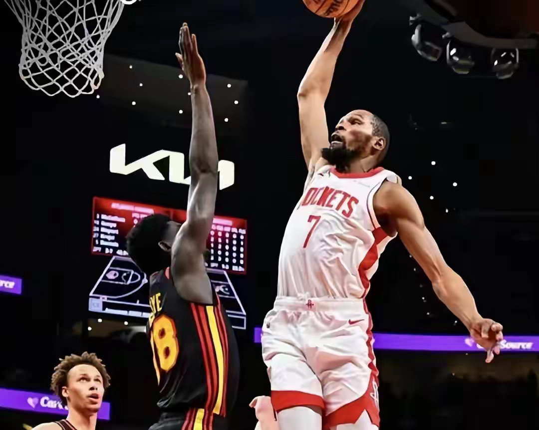 大胜解气！火箭117-95击溃老鹰，杜兰特赛后幽默回怼舆论，顺带打脸质疑者在火箭