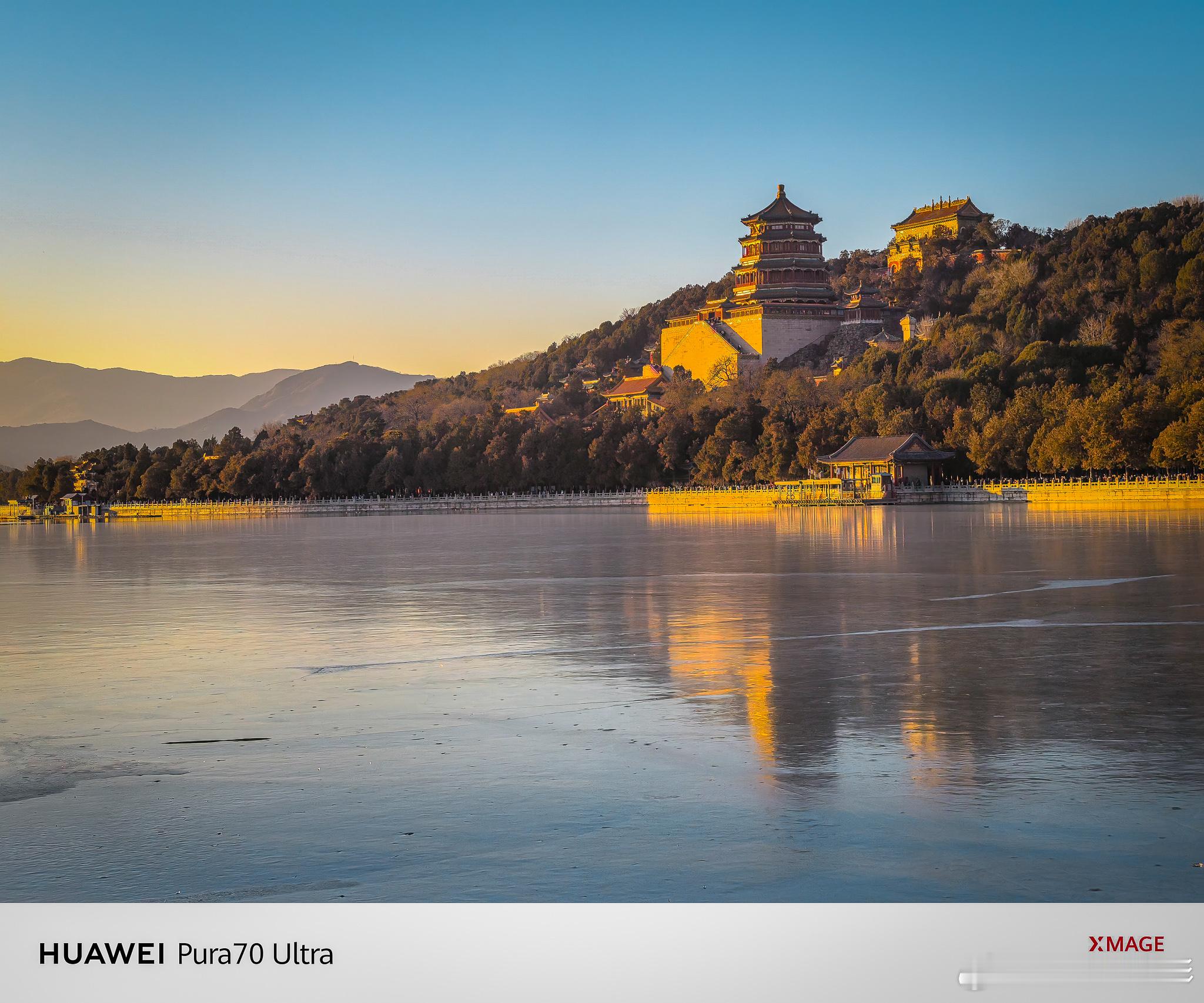 北京，冬日颐和园。晚安。 