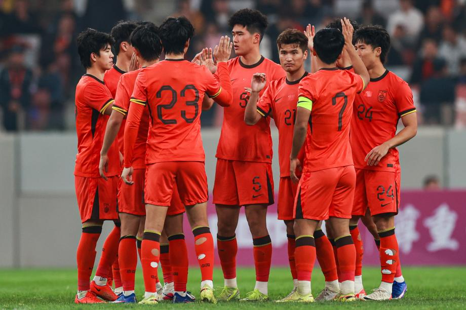 北京时间3月25日，2026西安国际青年足球锦标赛，中国U23对阵泰国U23。上