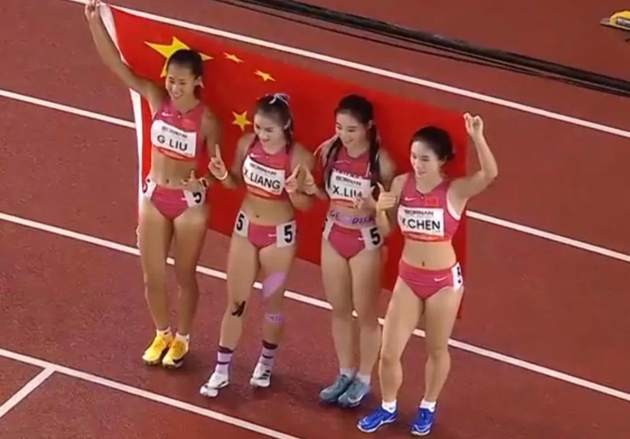 亚运快讯！中国男女接力队双双获得4x100米接力赛金牌！
        在刚刚