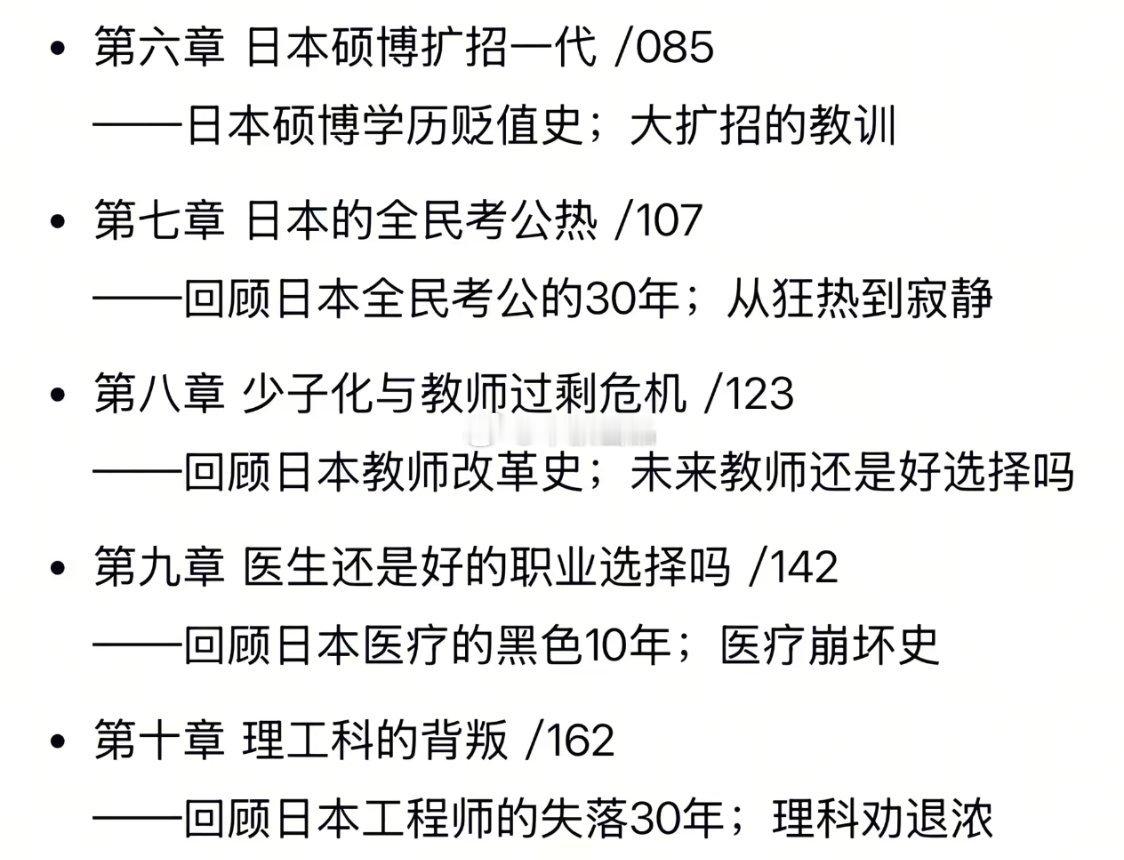龙国人在职业规划上会再走一遍日韩的老路吗？ ​​​