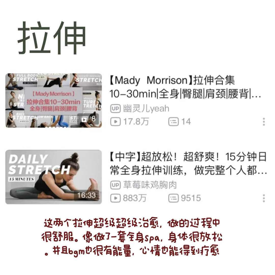 退役老模——自用健身减脂清单 ​​​