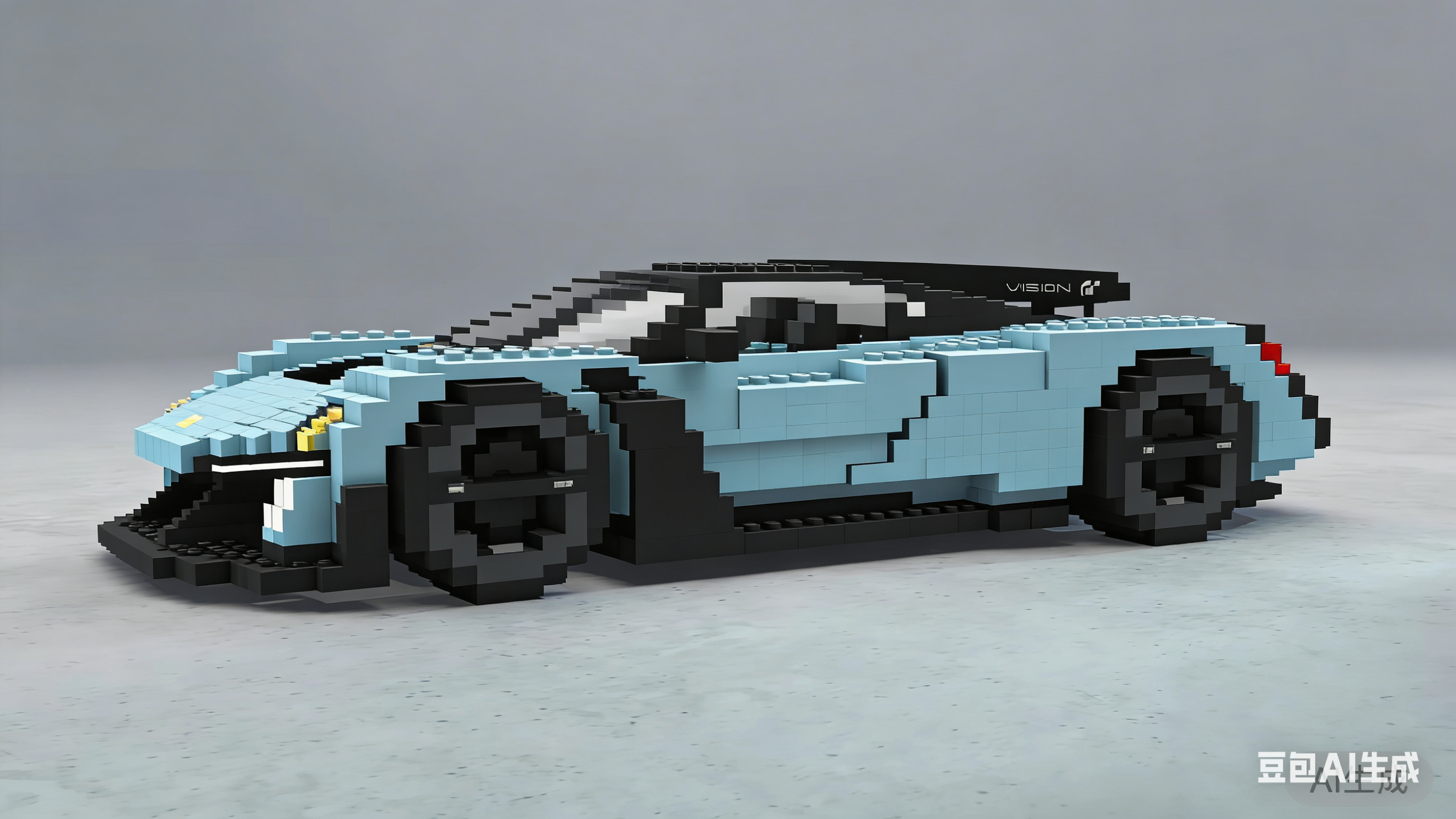 当我让AI把小米Vision GT变成我的世界像素风