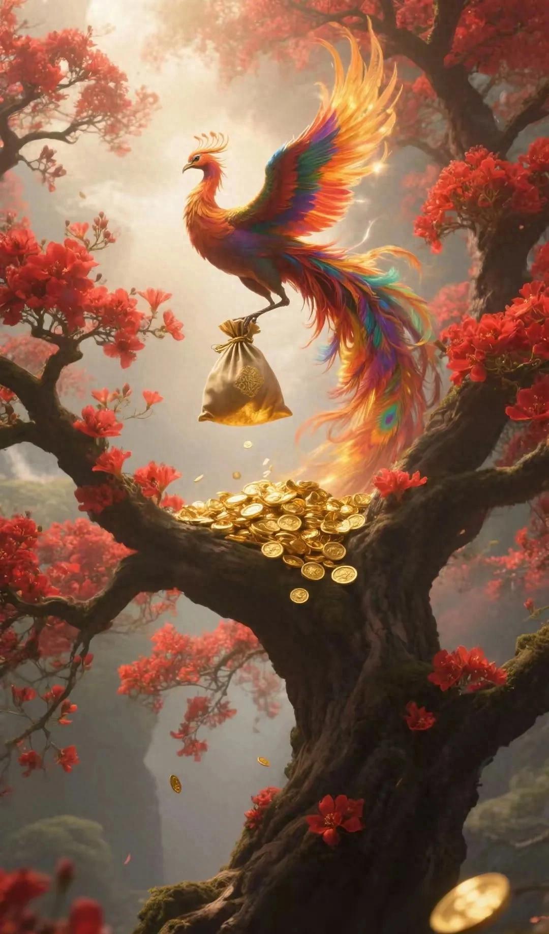 你家娃儿真带旺气！凤凰树下逢凤凰，好运将至。 [求关注][拜托][打call] 