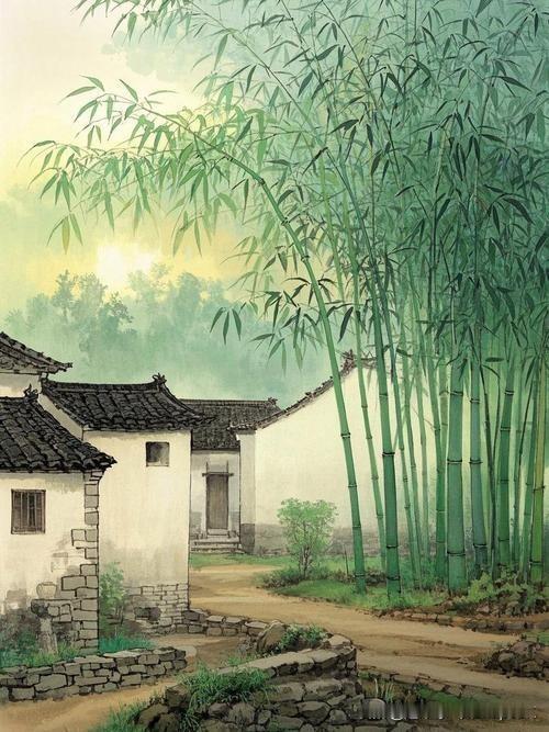 《新竹》
——清·郑燮
新竹高于旧竹枝，
全凭老干为扶持。
下年再有新生者，
十