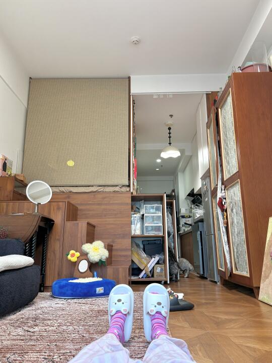 带楼梯的平层公寓❓快来抄作业吧