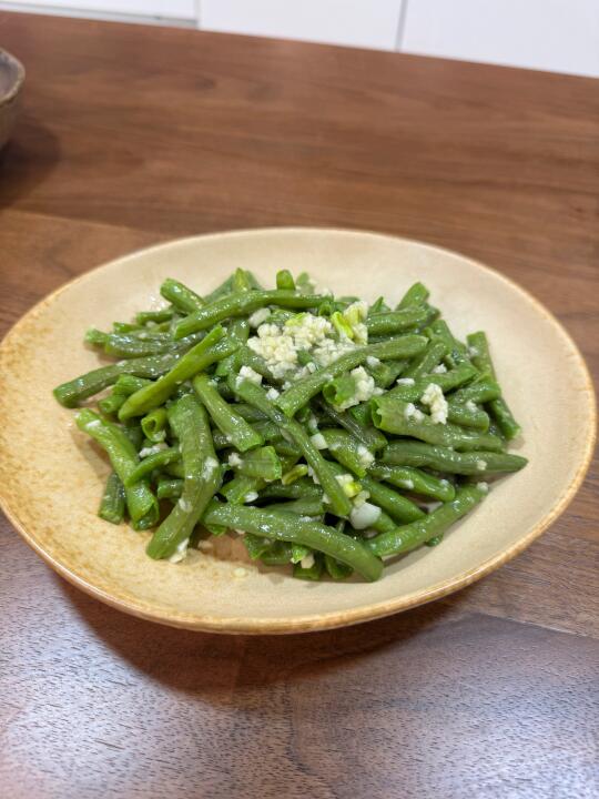 蒜泥豆角，适合燥热的夏天