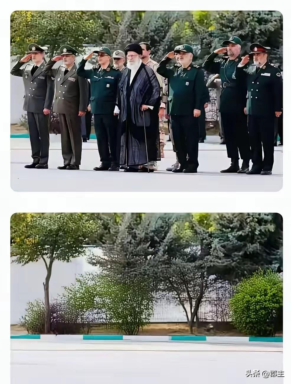 这张图片，前面的人都已经不在了，活着的，站着的，只有后面的一排树，多么的令人唏嘘