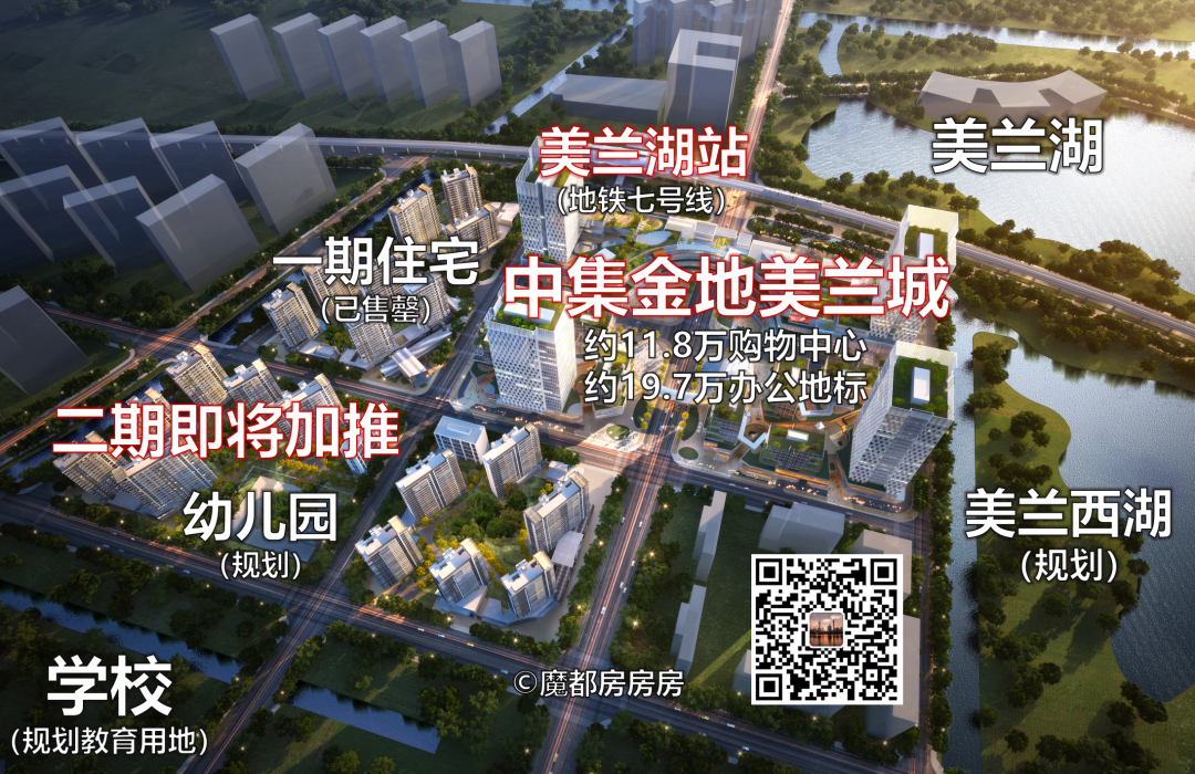 魔都房房房|突发！北上海TOD「中集金地美兰城」今启认筹！4.48万元均价，一房一价表