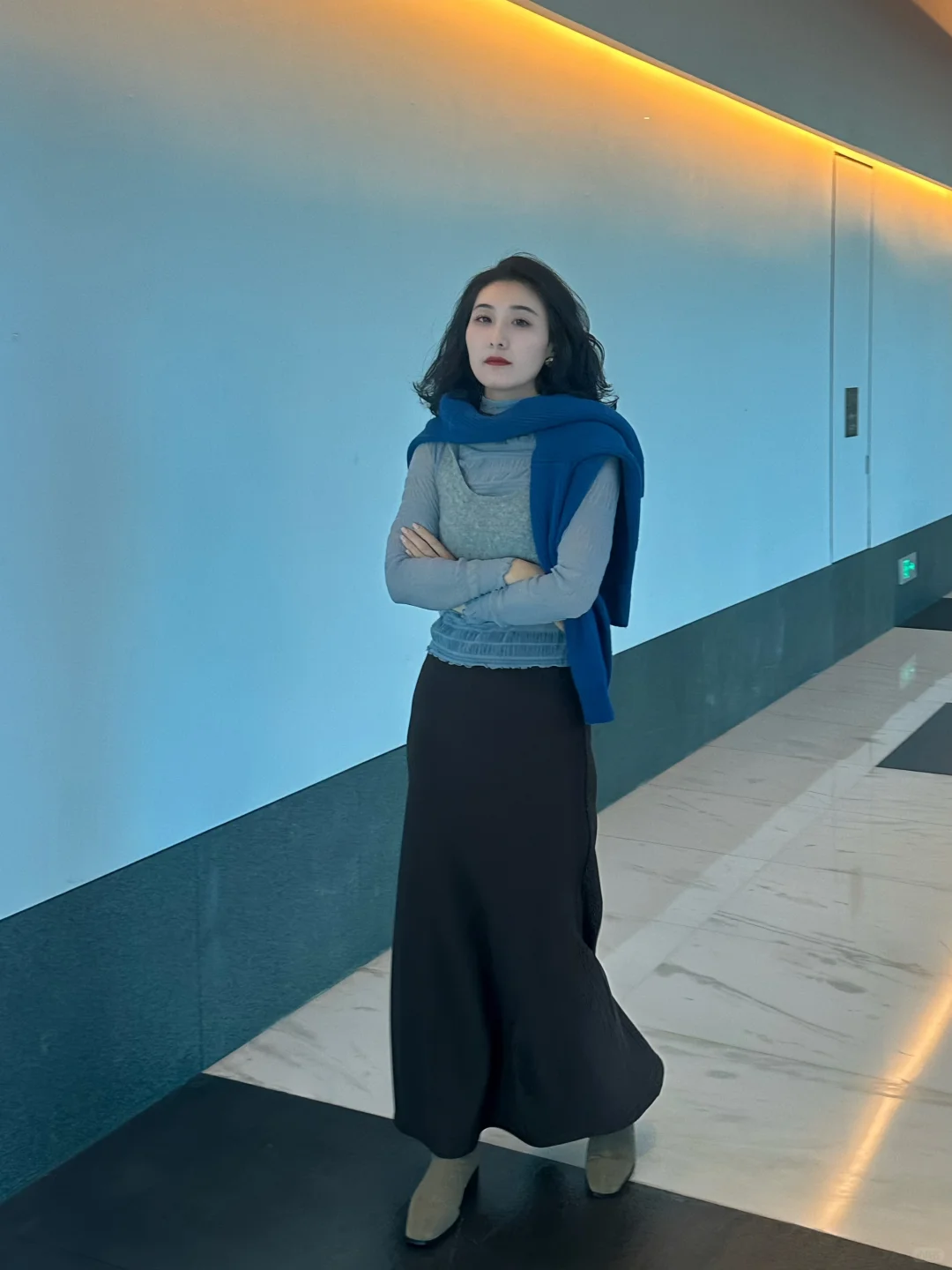 大年初二的穿搭look💙