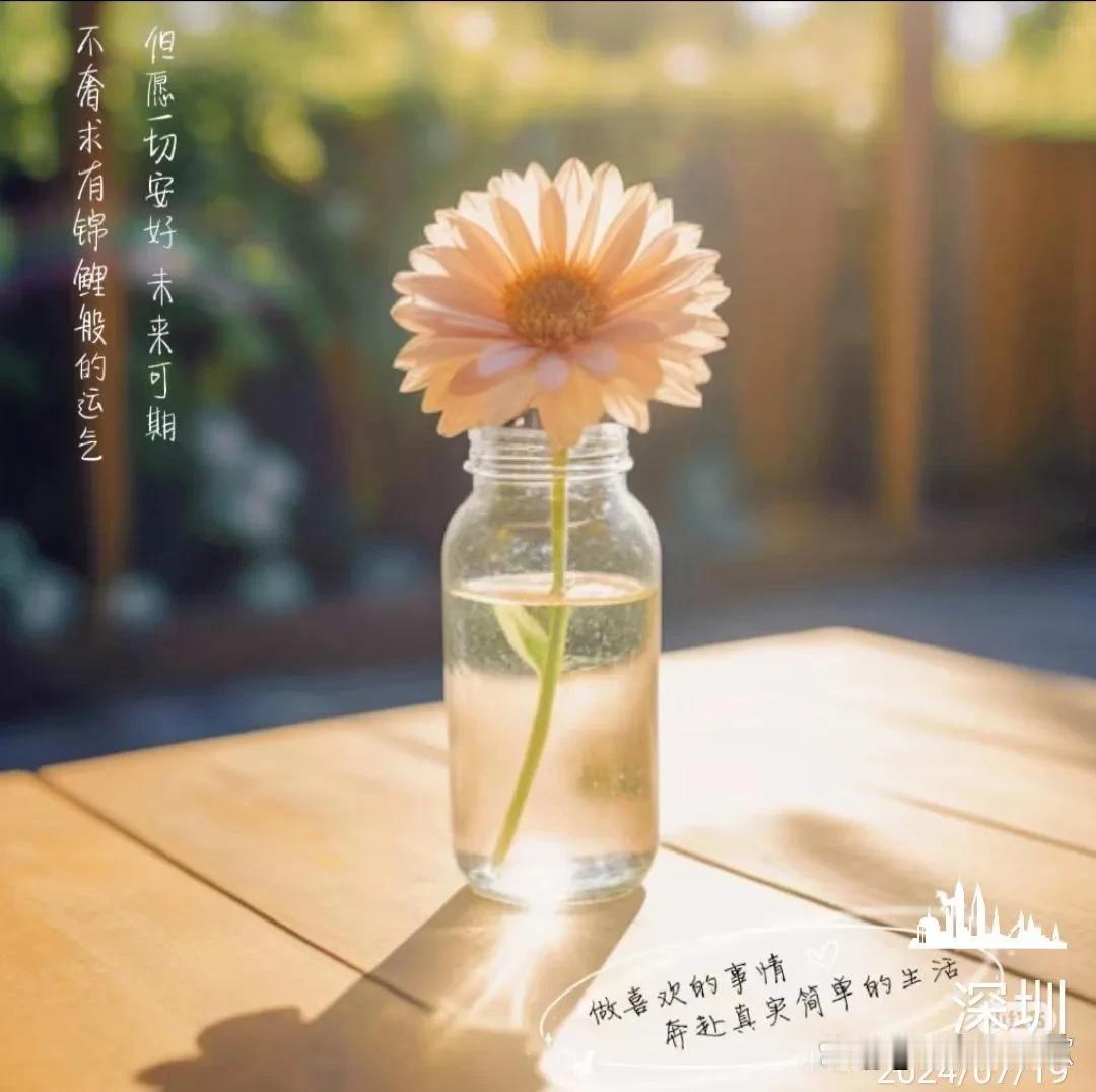 #夏日生活打卡季#
今天是2024年7月21日，星期日，早安！努力是你的底气，自