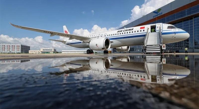 C919 飞机周三下午 3 点从北京飞往蒙古乌兰巴托,这是首次开通常规国际航线。