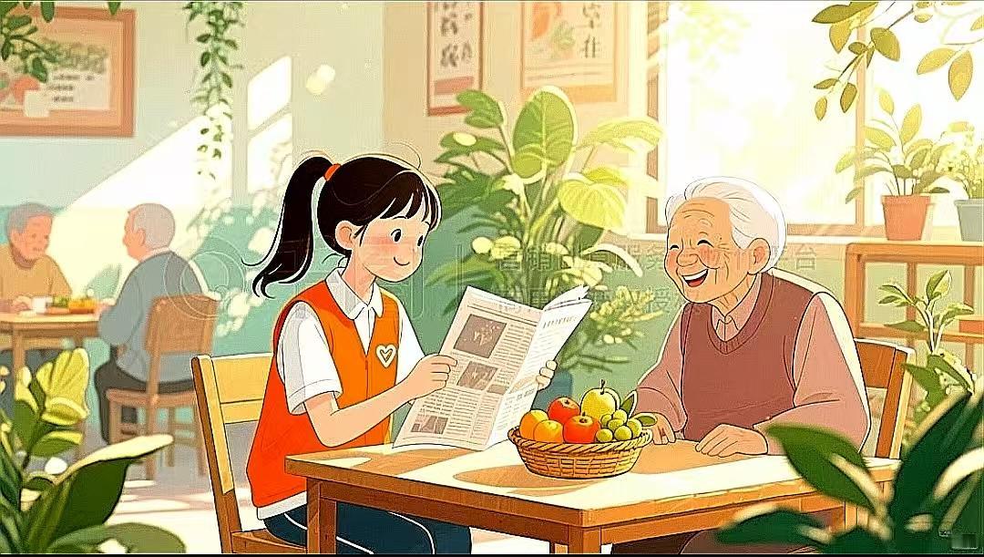 养老院里新模式，奶奶与孙女同住，一个月1500元费用，吃饭免费，生活还规律，比租