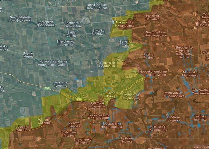 波克罗夫斯克乌军战报波克罗夫斯克方向——过去72小时波克罗夫斯克轴线仍然是双方争