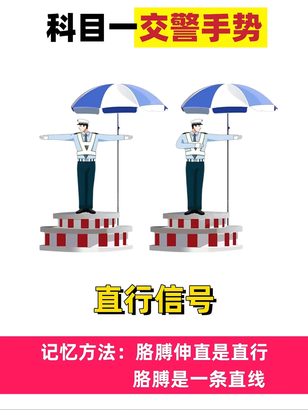 科目一交警手势 TH