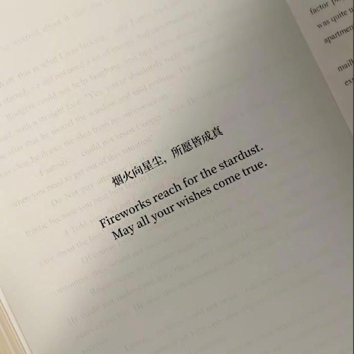 “烟火向星尘，所愿皆成真” 