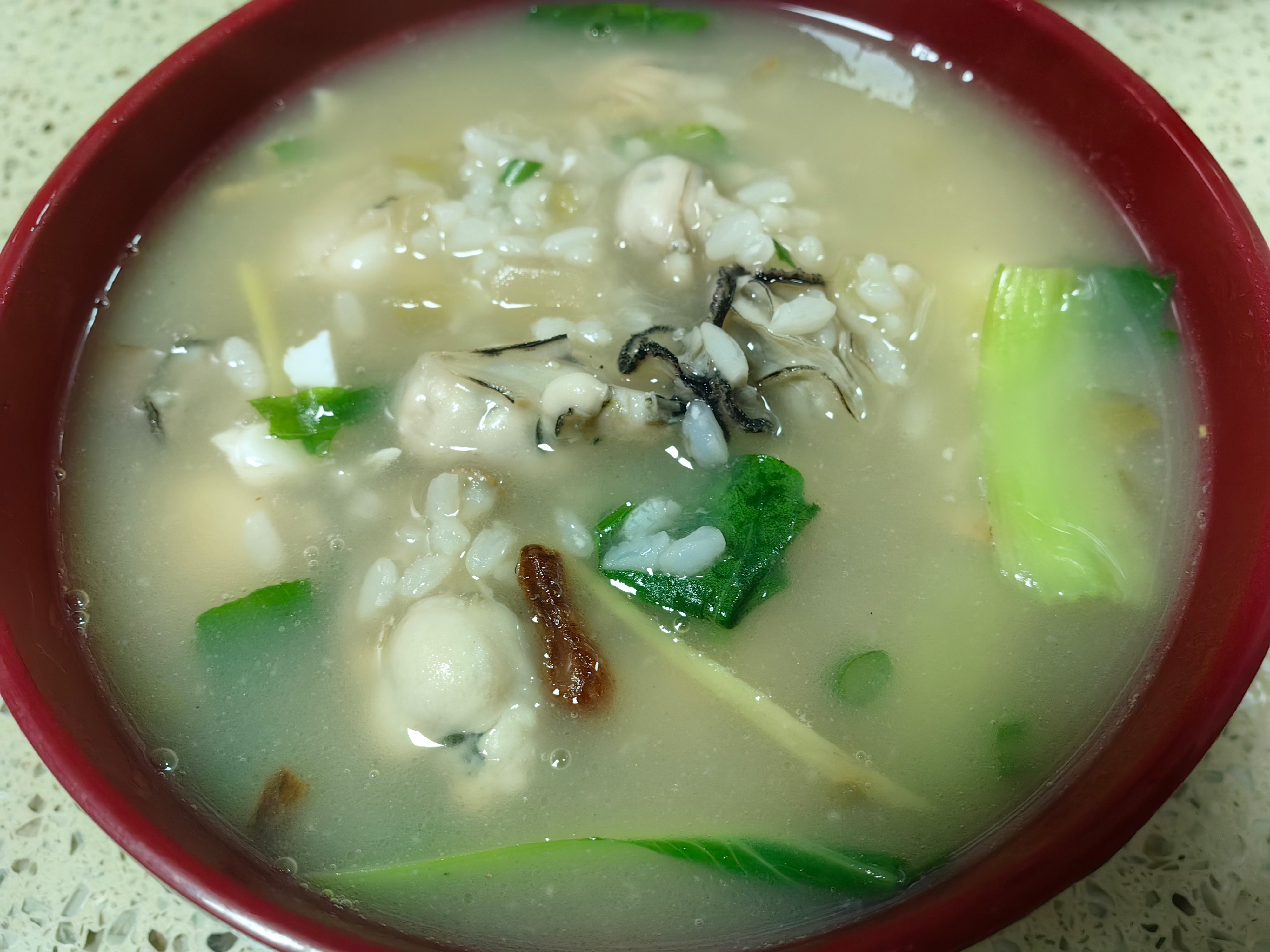 每日一餐分享海蛎粥。清清爽爽，鲜甜。下饭。 