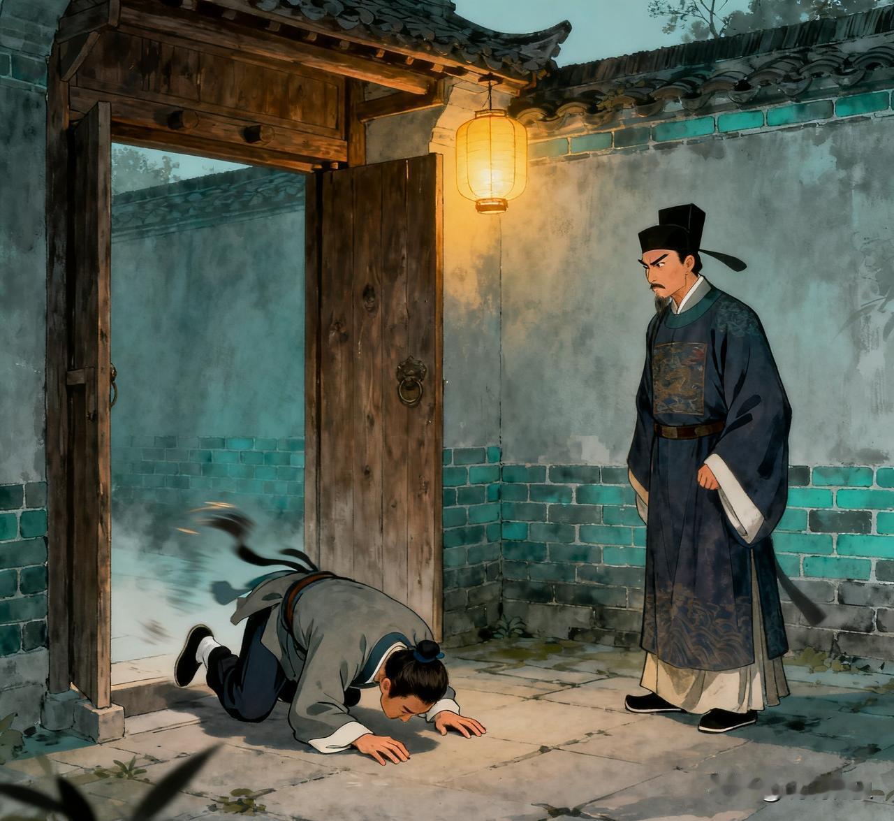 清朝康熙年间，有个知府很宠爱自己的小妾。一天，他出门办事，走到半路才发现东西没拿