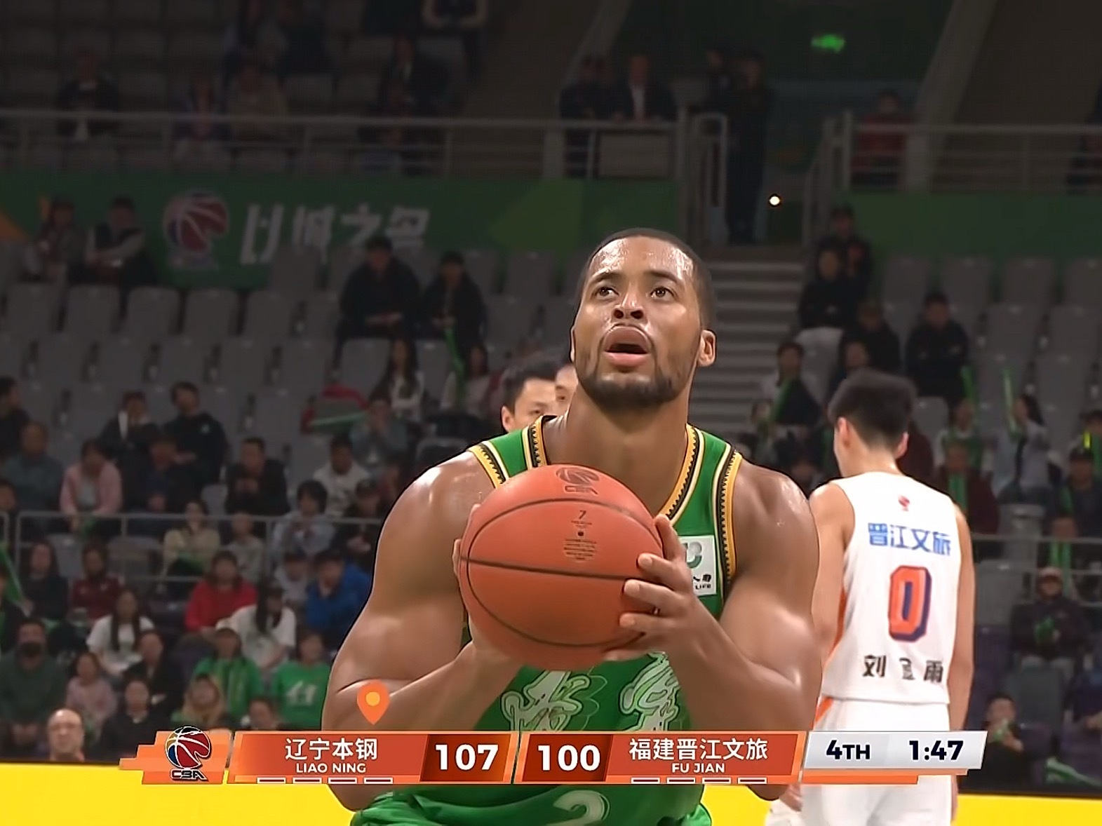 杰登勒迪罚球这一下真的挺像巴斯的辽宁男篮