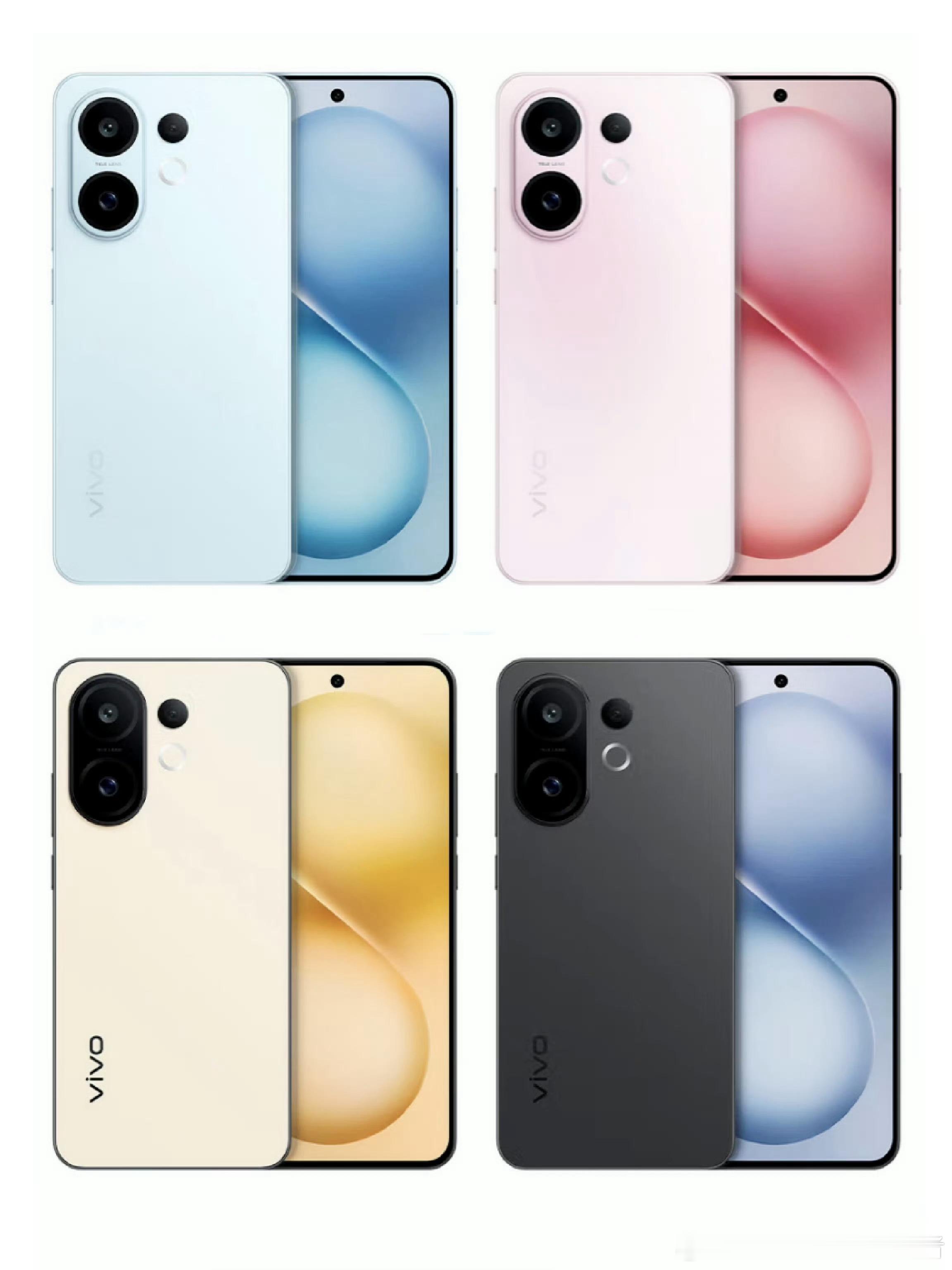 vivo S30系列高清渲染图，屏占比看着还行，这个外观和配色大家觉得怎么样？ 