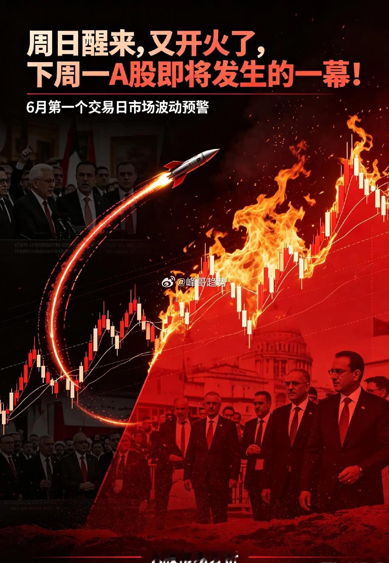 周日醒来,又开火了,下周一A股即将发生的一幕！周日传来3大消息：美军称向一艘试图