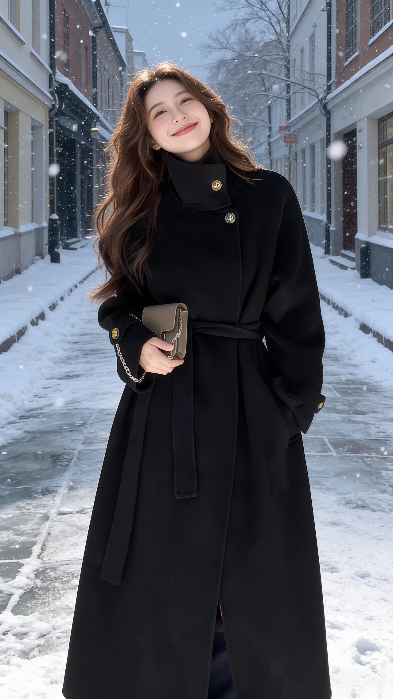 时尚气质穿搭 高级感穿搭 大衣穿搭 穿搭 气质范