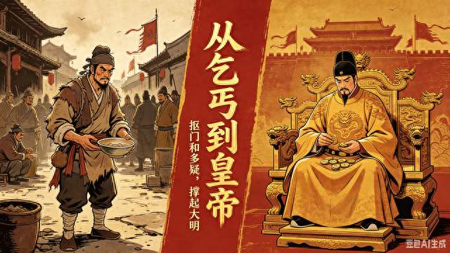 朱元璋：从乞丐到皇帝，我这一生全靠“抠门”和多疑撑着