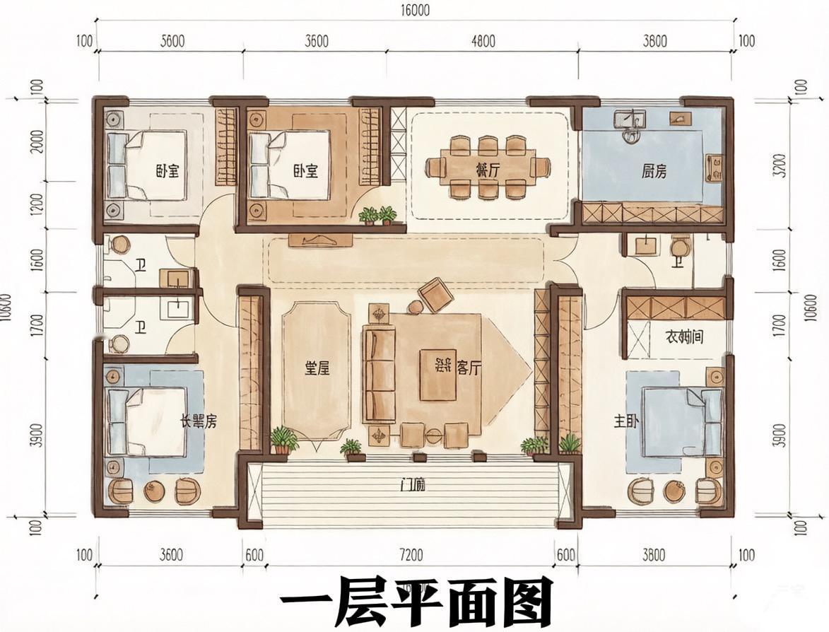 一款“挑不出毛病”的建房图纸[发怒][发怒]
农村盖房别再盲目盖高楼了！这套16