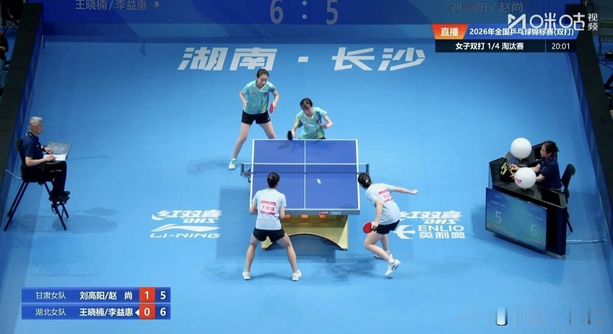让二追三！湖北新生代组合击败刘高阳/赵尚组合，昂首晋级女双半决赛！
      
