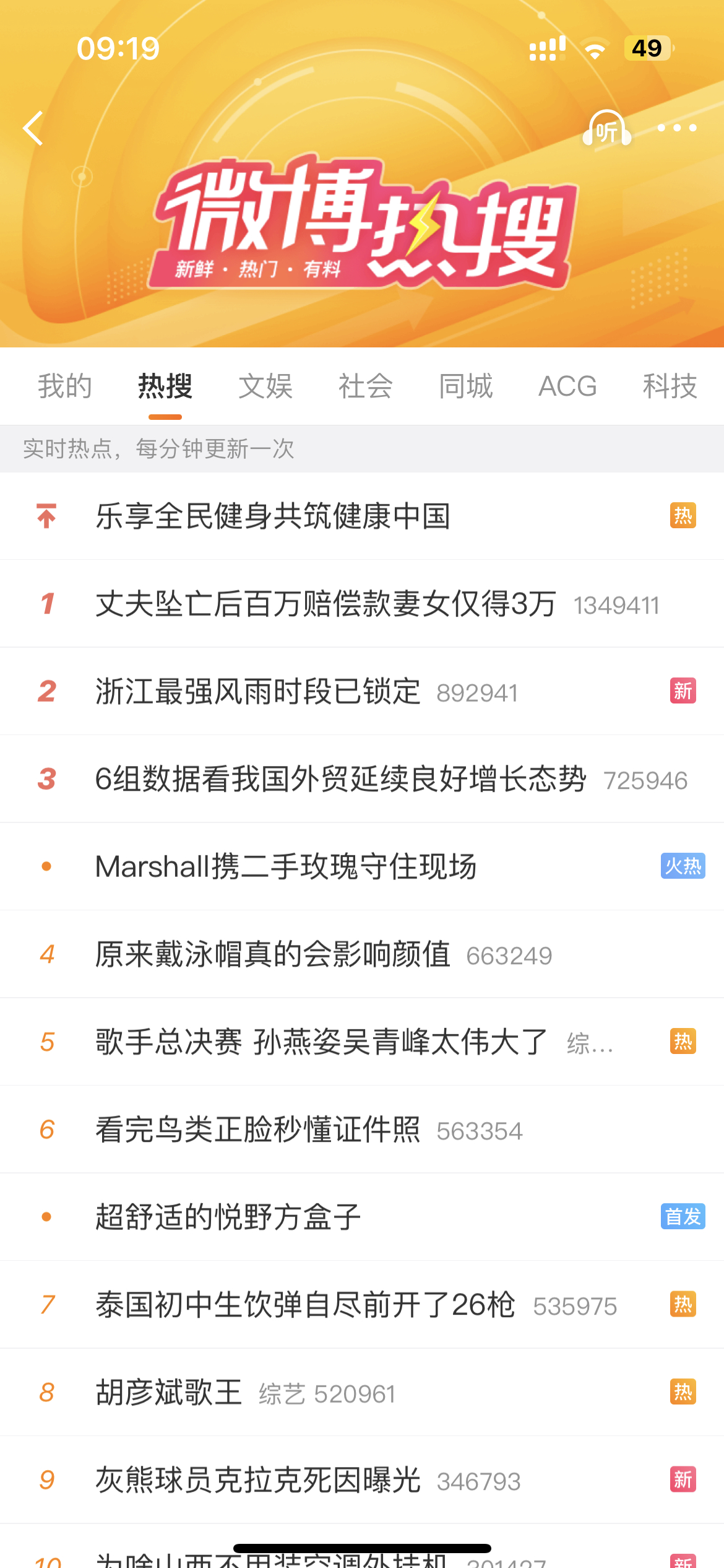一晚上过去了，歌手总决赛热搜热度最高的还是孙燕姿吴青峰 歌手总决赛 孙燕姿吴青峰