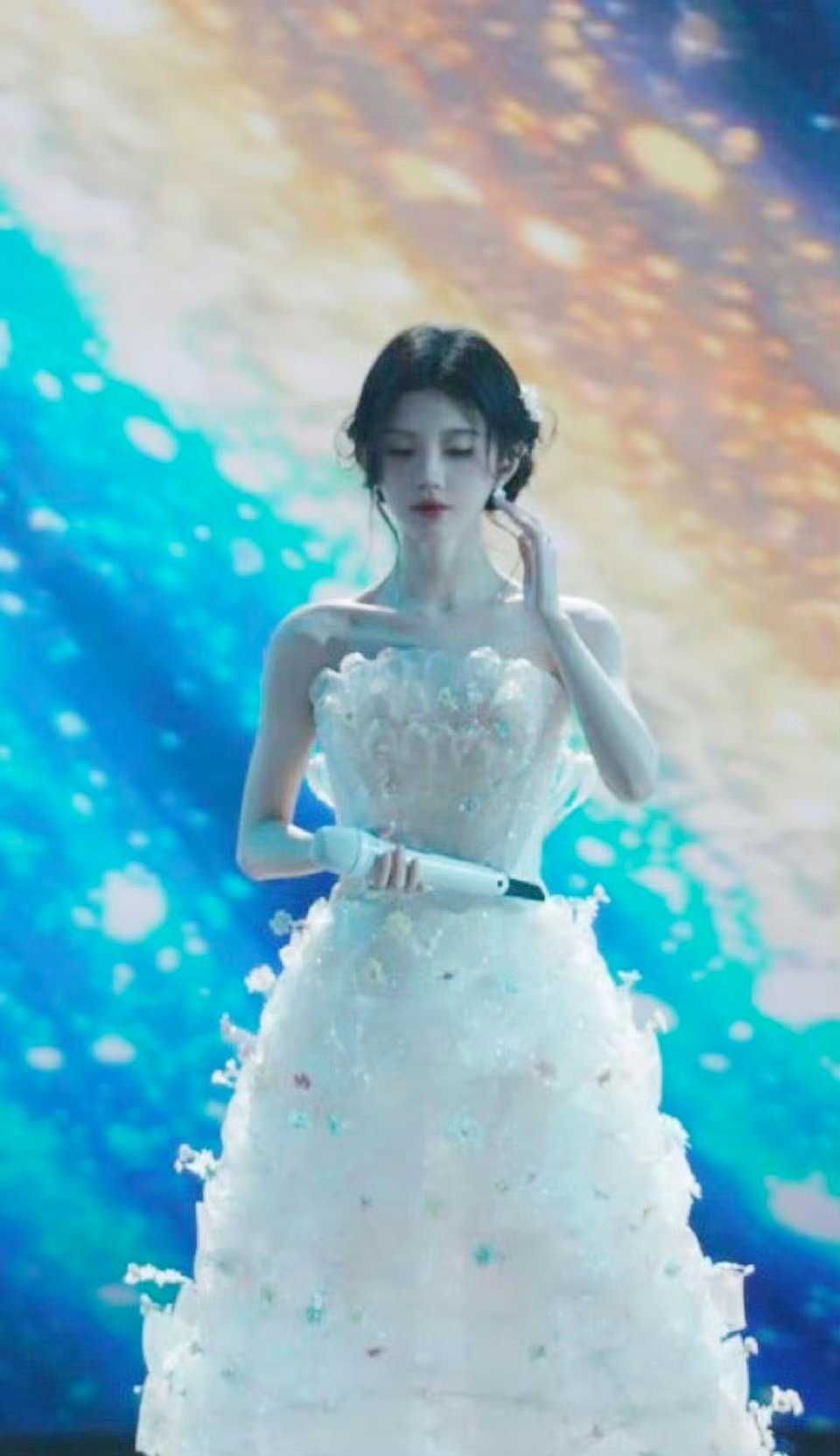 哇哦，鞠婧祎江苏春晚彩排路透出来了，好美的花仙子[爱慕][爱慕] 状态真好 