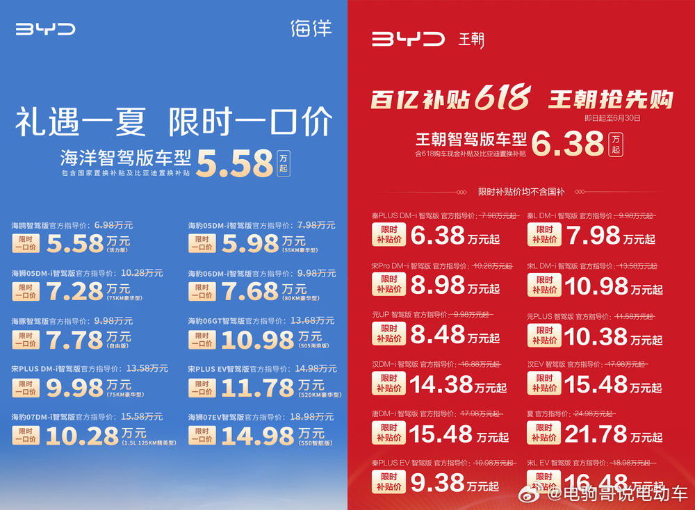 比亚迪新一轮出击比亚迪汉[超话] ​​​