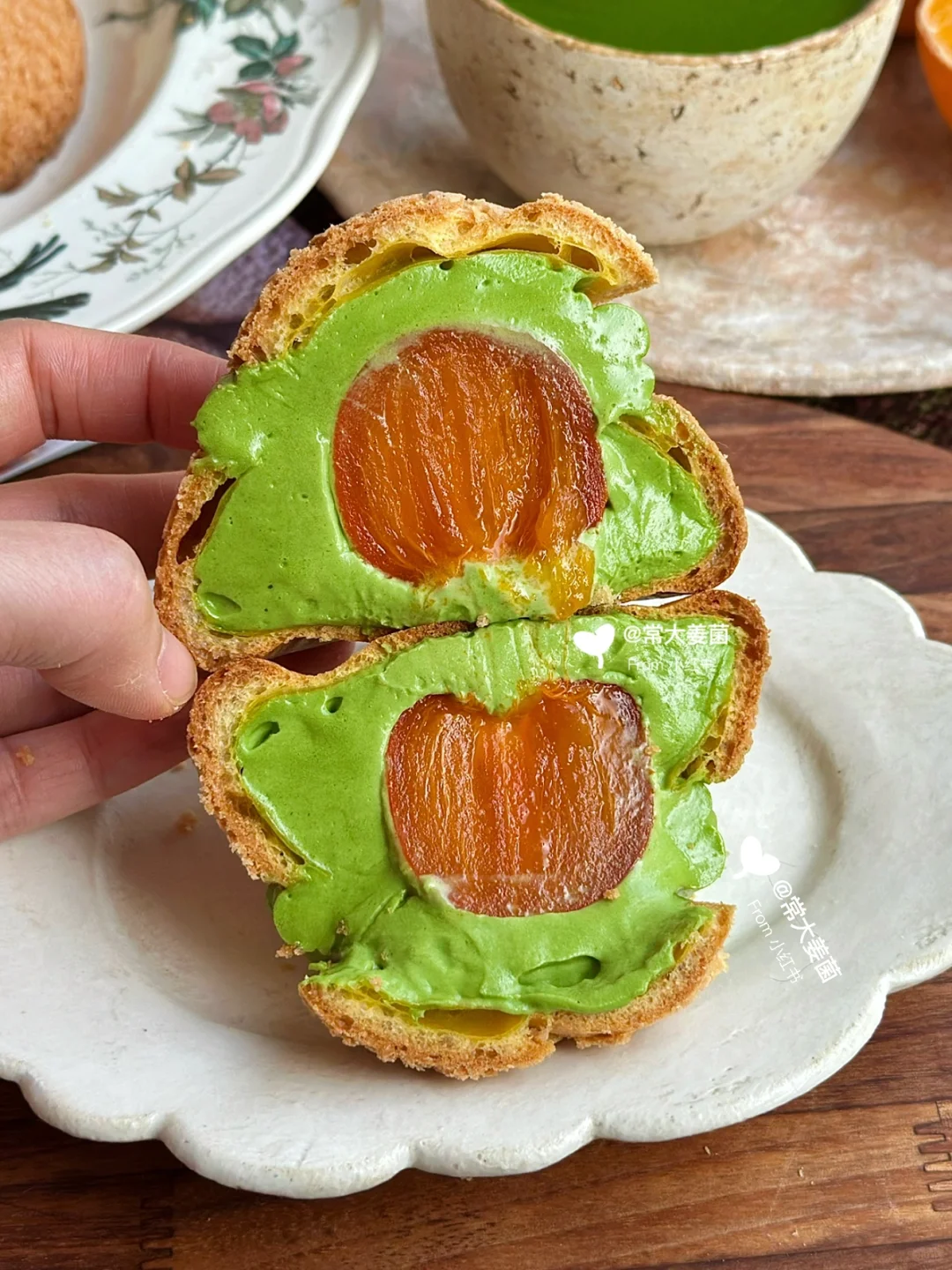 开心果&火罐柿泡芙🍁这口含金量不多说啦…