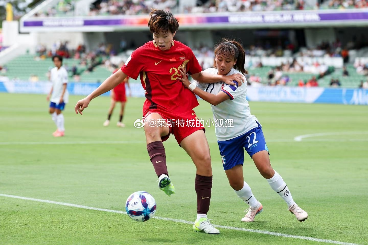 中国女足vs中国台北女足 全场比赛结束 中国女足2-0中国台北女足 晋级亚洲杯四