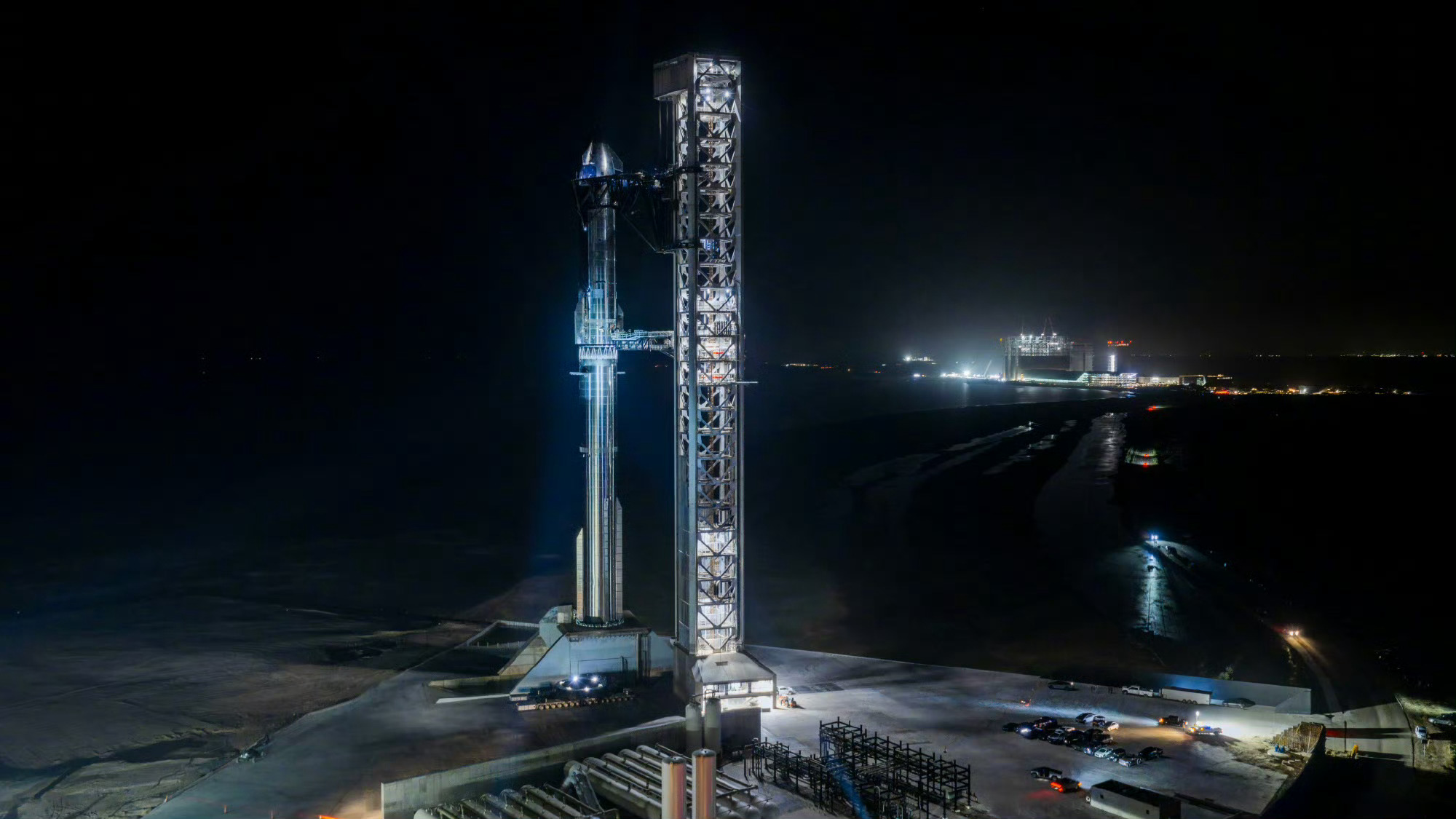 spacex星舰第13次试飞 日夜照！马斯克