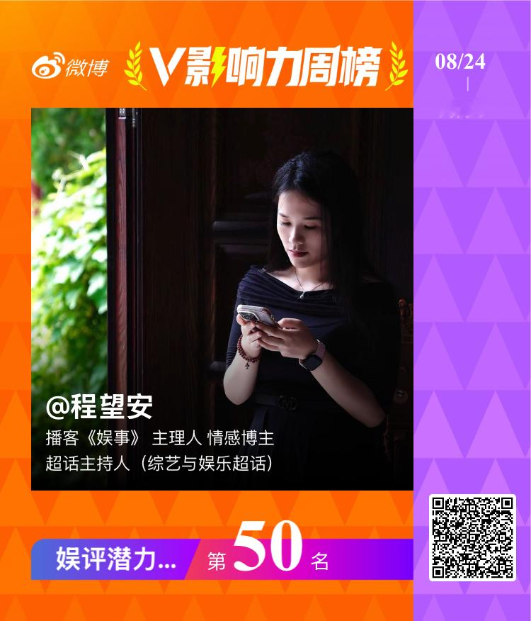 【V影响力榜 2026年第35周】「娱评潜力周榜」揭榜啦！ ​​​