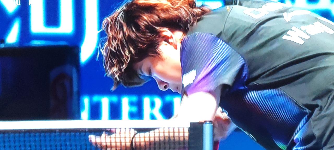 前三局大迪3:0暂时领先张本美和！
从第一局双方比赛情况看，大迪准备十分充分，进