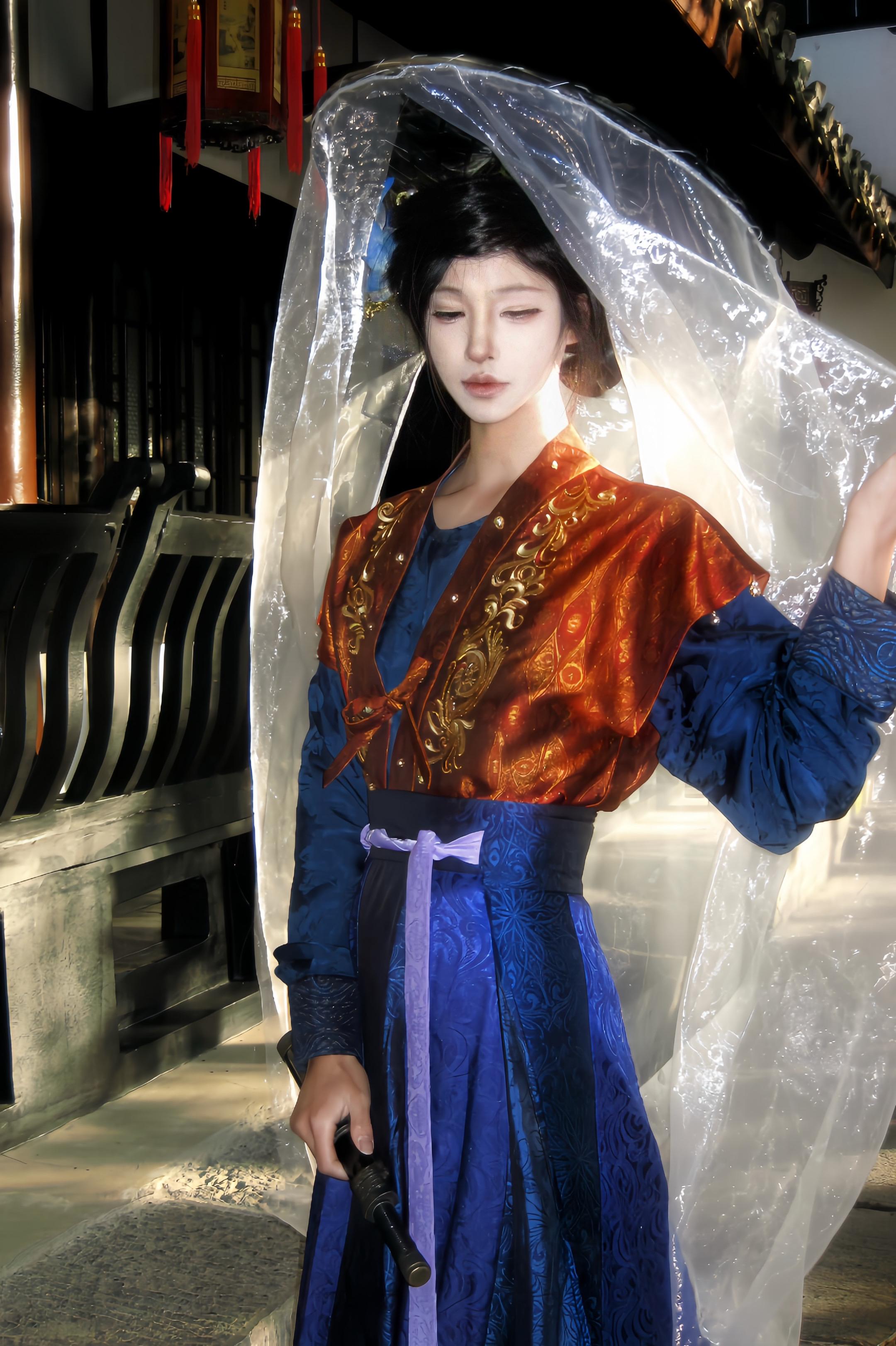 淡淡胭脂遮住了思绪.