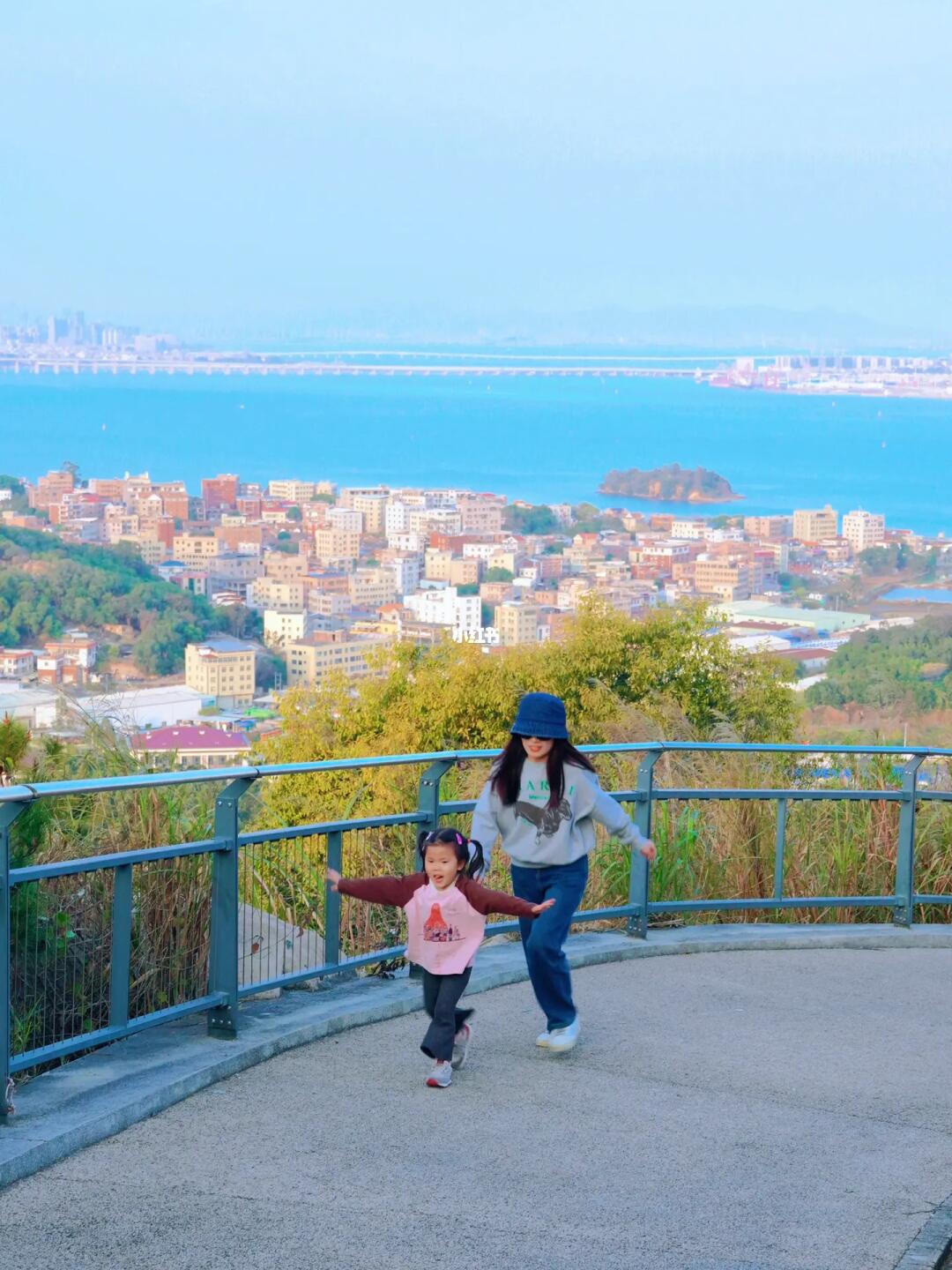厦门亲子登山看海天花板⛰️25min登顶可推车