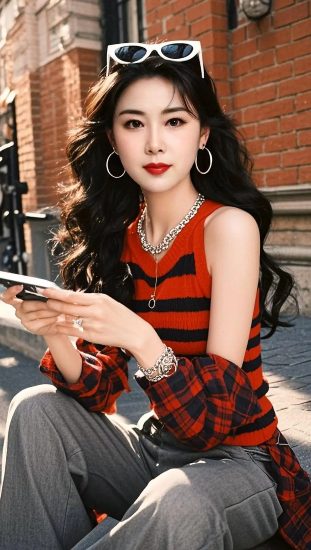 AI优雅街拍风 随变ai随便玩