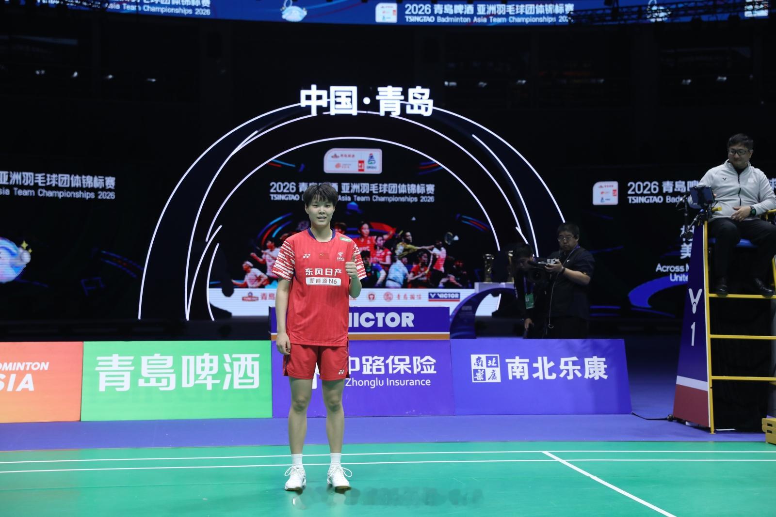 2026亚洲羽毛球团体锦标赛 女团 决赛  中国 0-3 韩国 女单 韩千禧 7