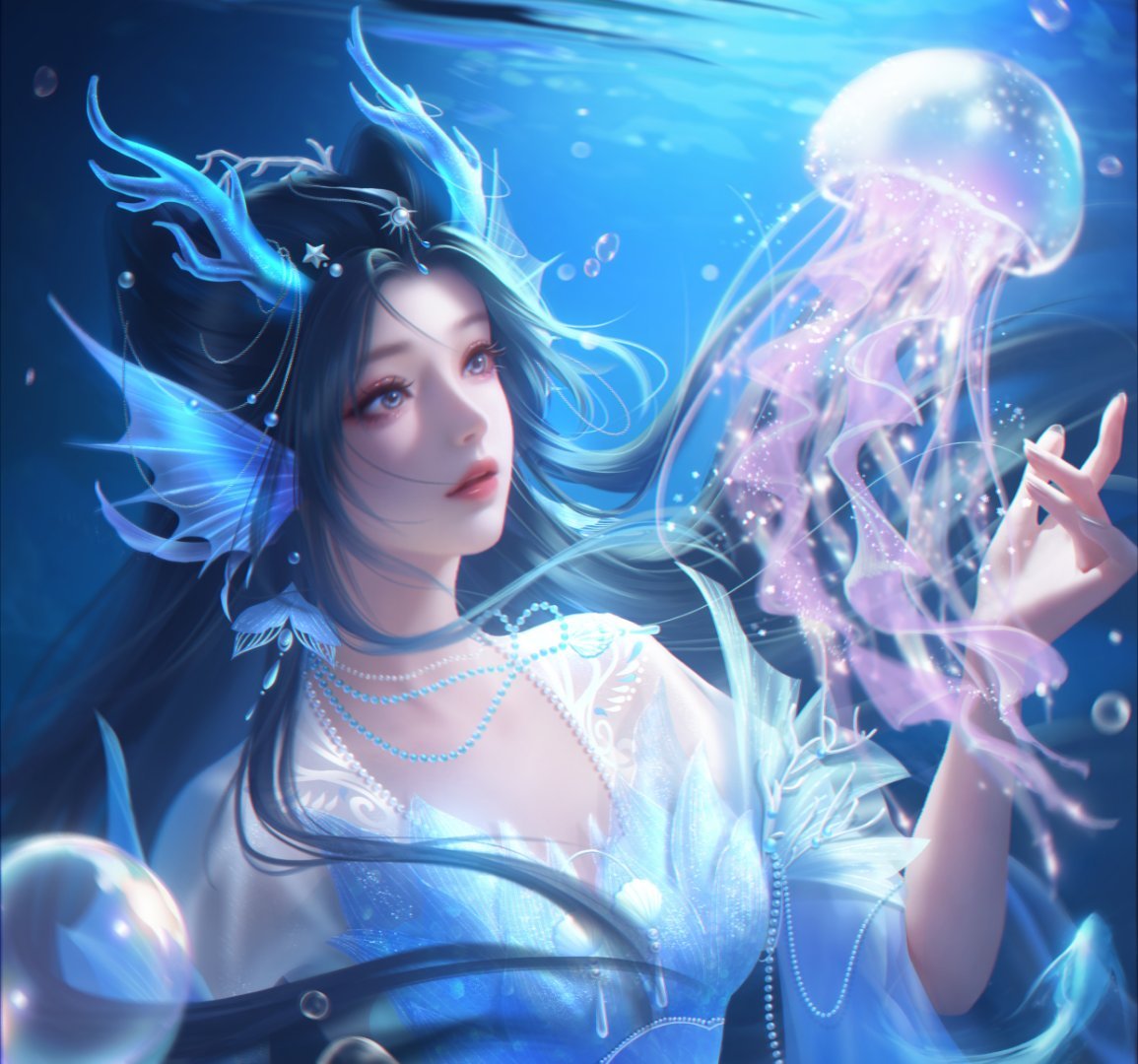 焰灵姬1124生日快乐 天行九歌焰灵姬朱雀 焰灵姬紫袂轻扬落瓣香，沧溟幽海觅流光