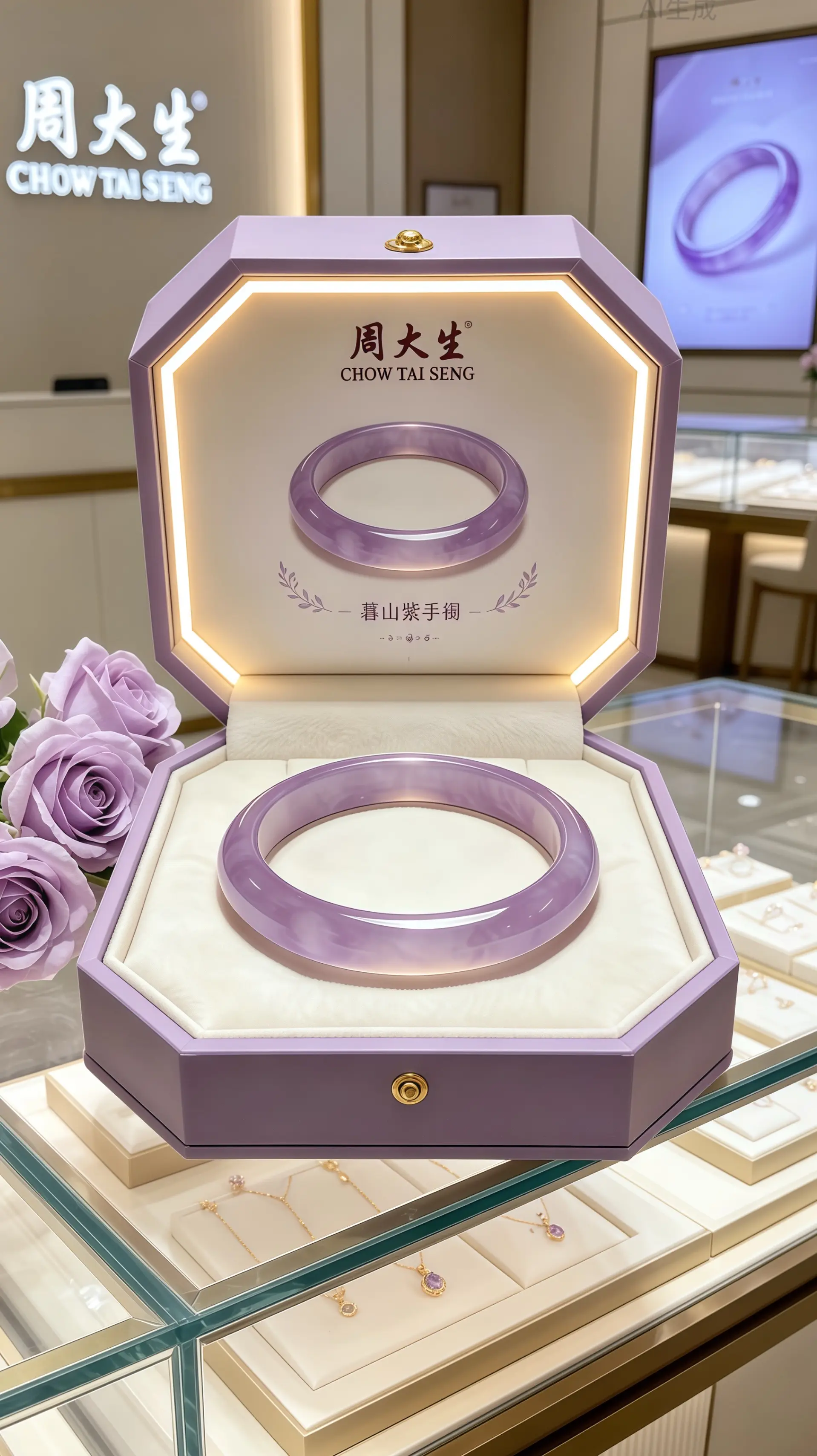 手镯 听说每个女孩子都有一个新手镯 礼物 周大生 首饰