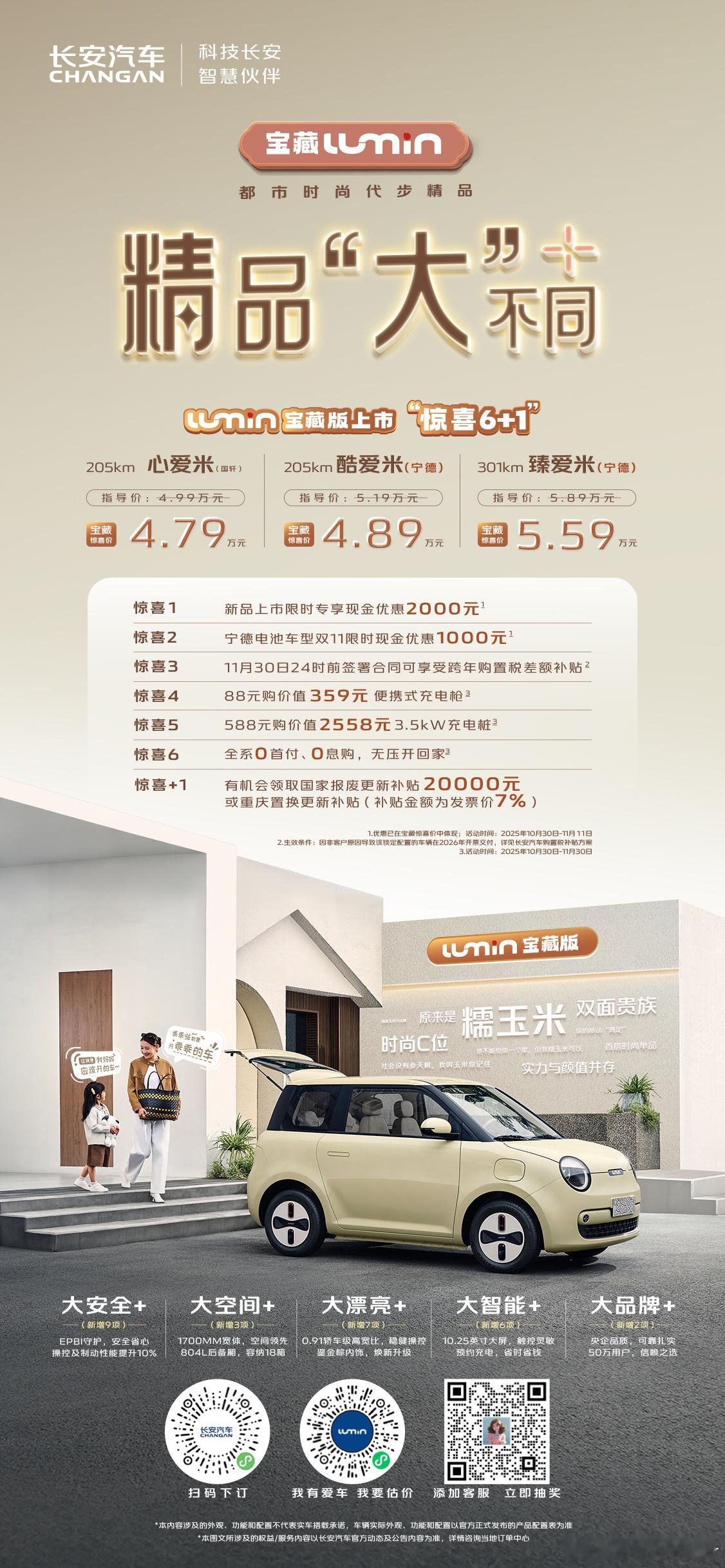 “糯玉米联盟来整活”Lumin宝藏版上市安全、空间、漂亮、智能、品牌27项产品点