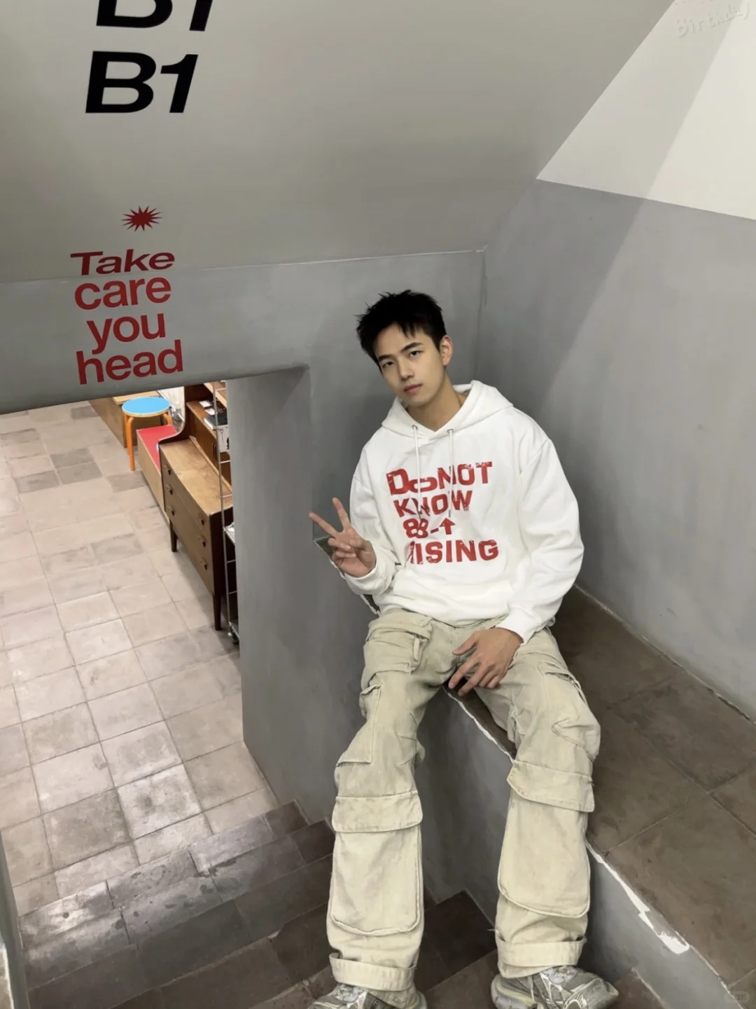 韩系小奶狗的卫衣穿搭～❤️