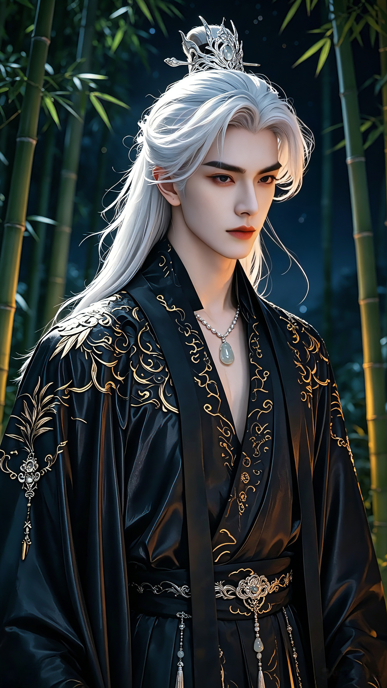 今天教徒弟们做AI漫剧/短剧，我做了两个男女主，人物身份，密探，古风的，想学习A