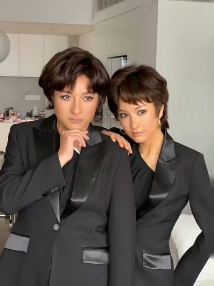 吴昕 李维嘉化同款妆容完全是两兄妹啊，太像了吧 