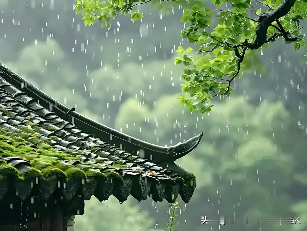 《夏末枕上听雨戏占》
——清·张问陶
梦醒浑疑枕簟清，
电光圆划小窗明。
神龙十