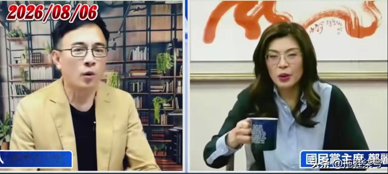 台湾媒体人彭文正首访郑丽文，开口就问：“我们俩有没有渊源，有没有过节？”
郑丽文