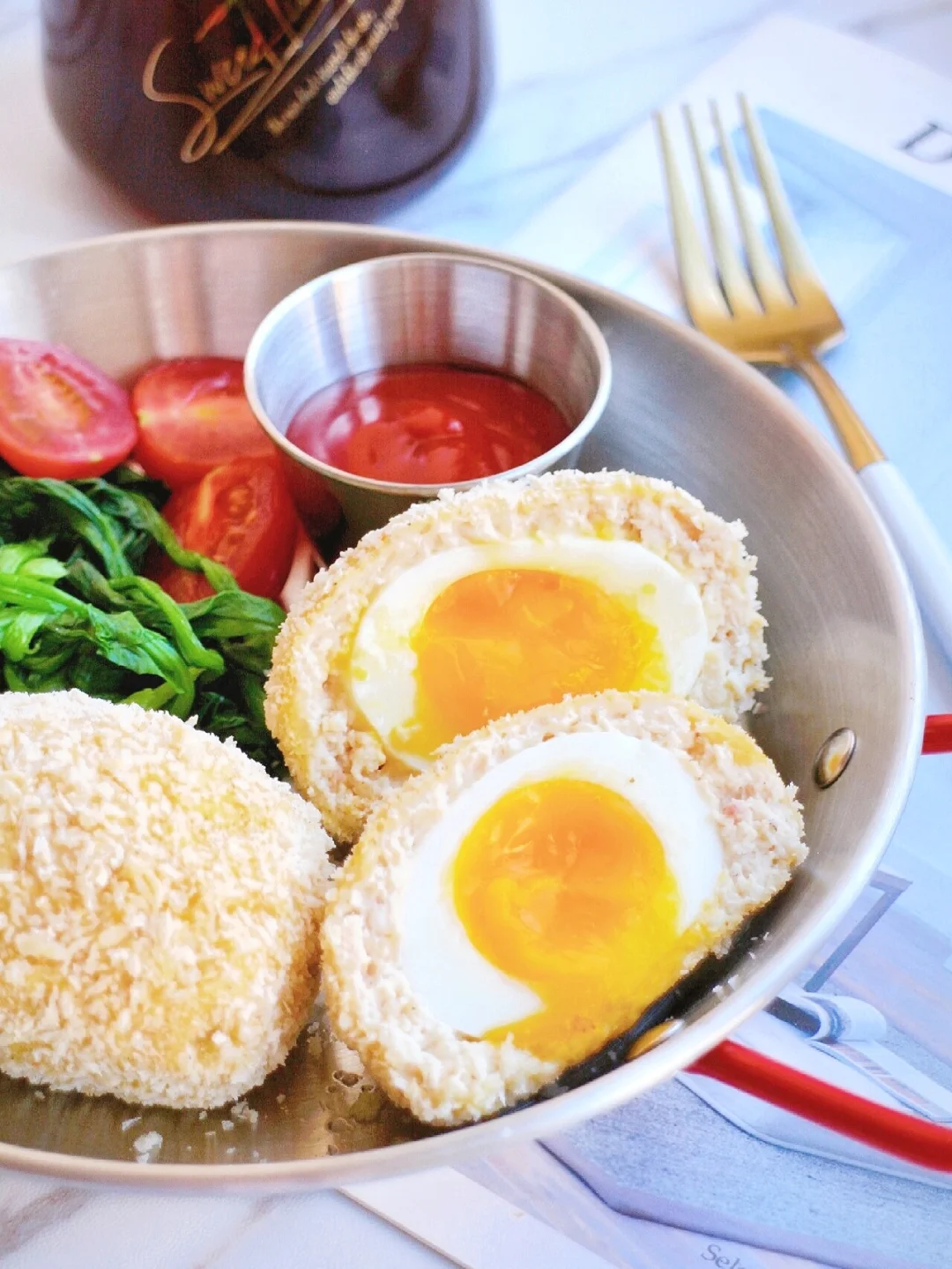 ❸.❶❼ 一人食早餐 | 低脂鸡胸肉苏格兰蛋